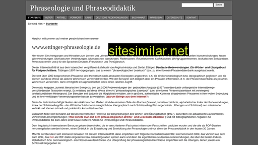 ettinger-phraseologie.de alternative sites