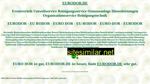 eurodor.de alternative sites