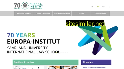Europainstitut similar sites