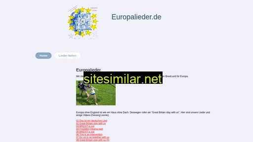 europalieder.de alternative sites