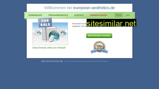 european-aesthetics.de alternative sites