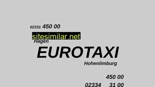 eurotaxi.de alternative sites