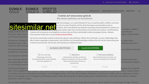 Euwax-gold similar sites