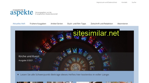 evangelische-aspekte.de alternative sites