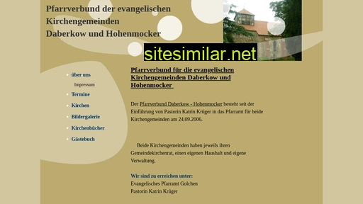 evangelische-kirchengemeinde-daberkow.de alternative sites