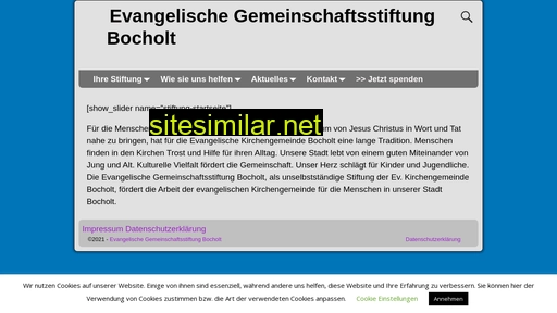 evangelische-stiftung.de alternative sites