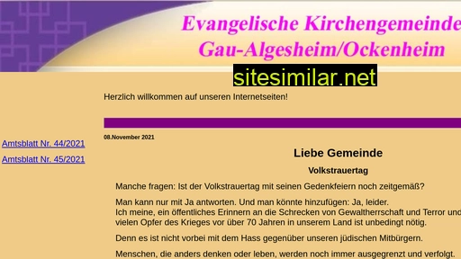 ev-kirche-gau-algesheim-ockenheim.de alternative sites