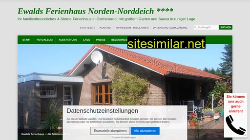 ewalds-ferienhaus-norddeich.de alternative sites