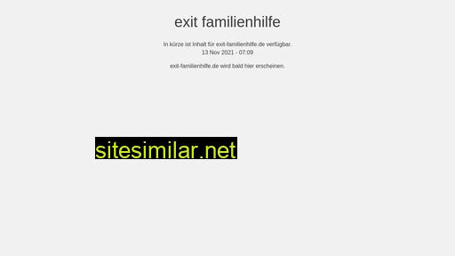 Exit-familienhilfe similar sites