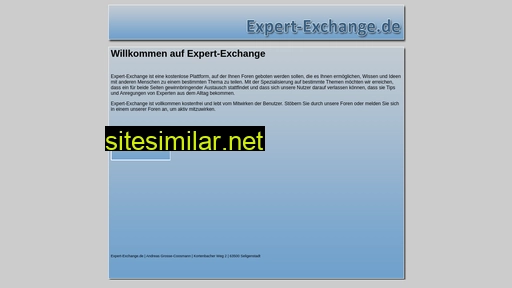 expert-exchange.de alternative sites