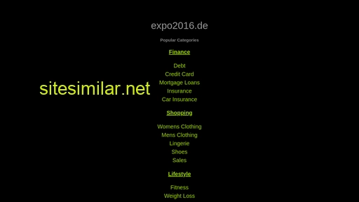 expo2016.de alternative sites