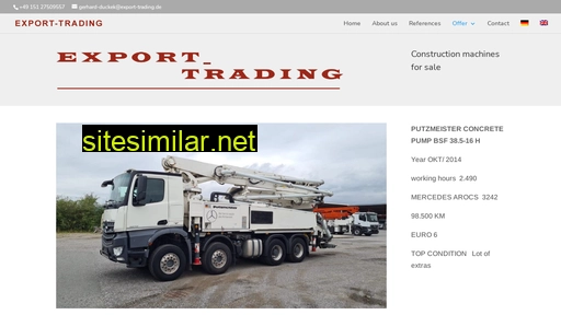 Export-trading similar sites