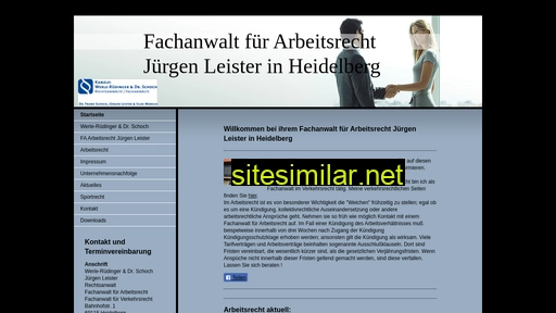 fachanwalt-arbeitsrecht-heidelberg.de alternative sites