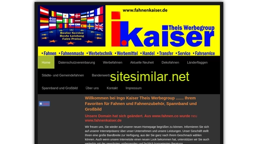 fahnenkaiser.de alternative sites