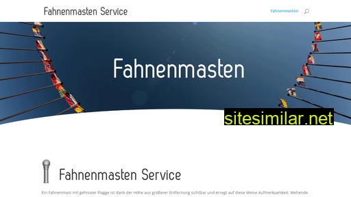 Fahnenmasten-service similar sites