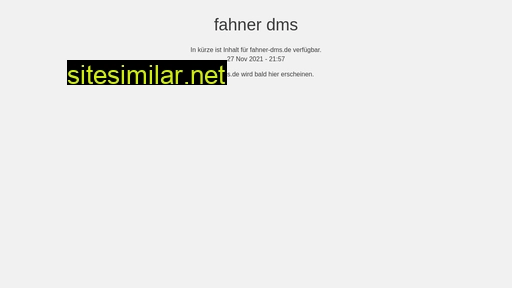 fahner-dms.de alternative sites
