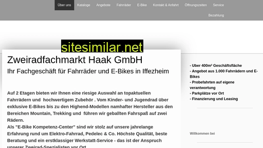 fahrrad-haak.de alternative sites