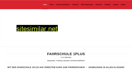 fahrschule-1plus.de alternative sites