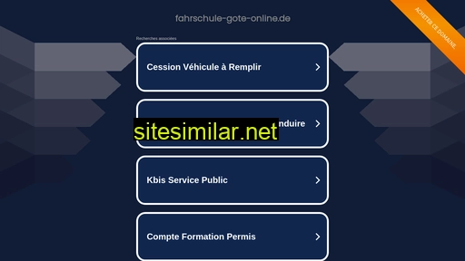 Fahrschule-gote-online similar sites