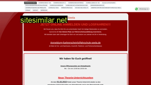 fahrschule-seela.de alternative sites