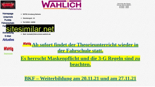 fahrschule-wahlich.de alternative sites