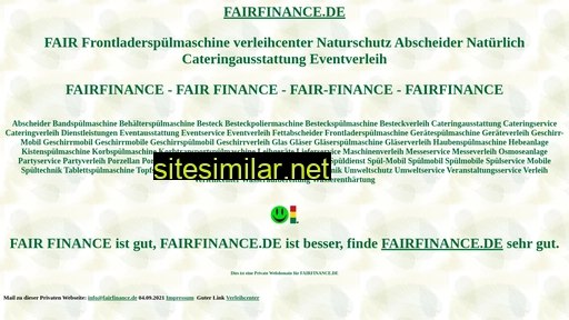 fairfinance.de alternative sites