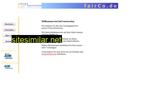 fairconstruction.de alternative sites