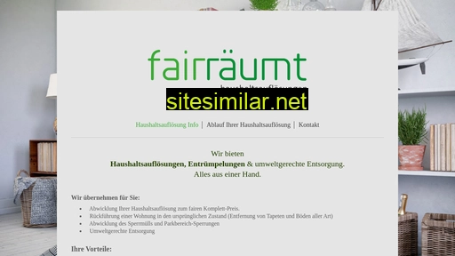 fair-raeumt.de alternative sites