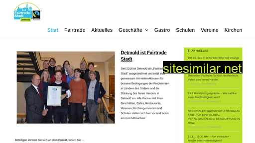 fairtrade-detmold.de alternative sites
