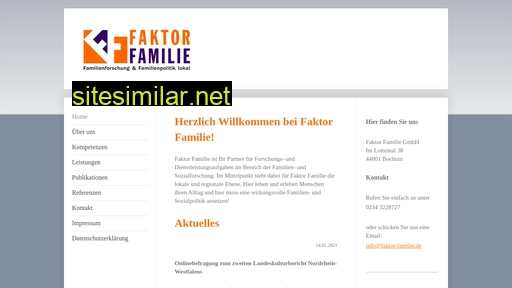 faktor-familie.de alternative sites