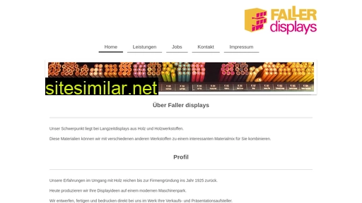 Faller-displays similar sites