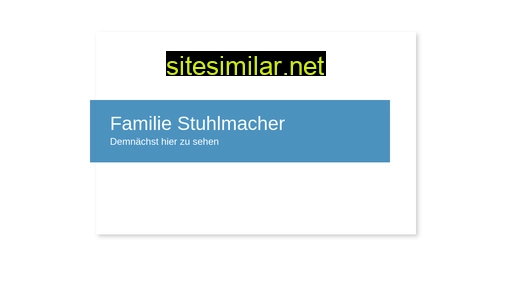 familie-stuhlmacher.de alternative sites