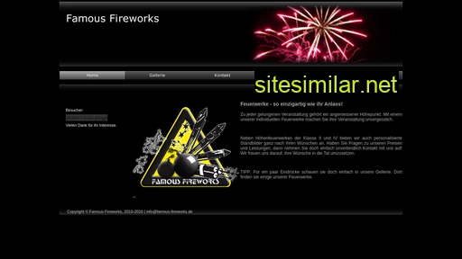 famous-fireworks.de alternative sites