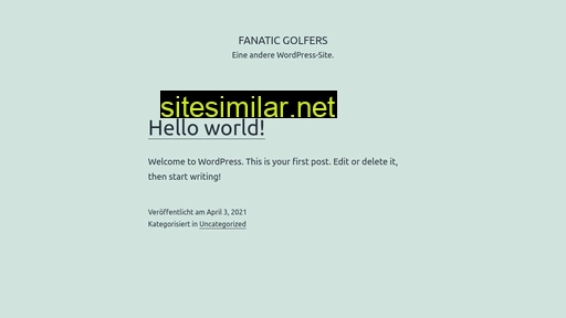 fanaticgolfers.de alternative sites