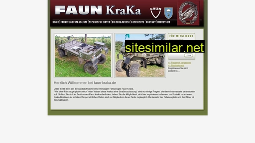 Faun-kraka similar sites