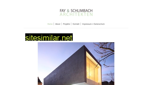 Fay-architekten similar sites