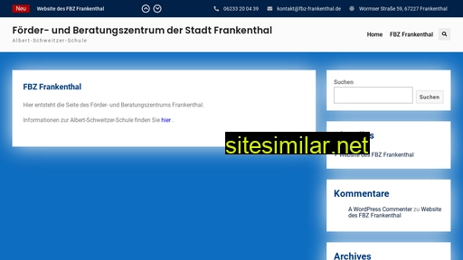 fbz-frankenthal.de alternative sites
