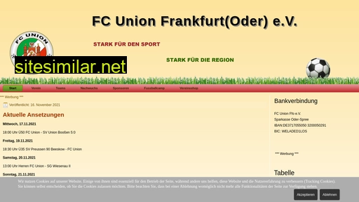 fc-union-ffo.de alternative sites