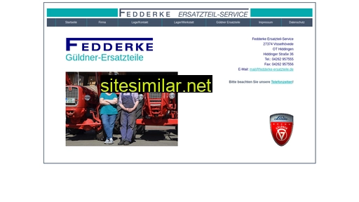 Fedderke-ersatzteile similar sites