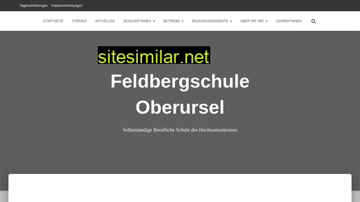 feldbergschule.de alternative sites