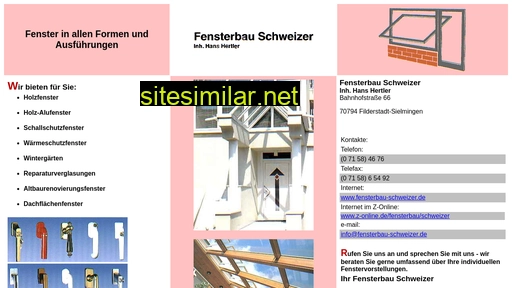 fensterbau-schweizer.de alternative sites