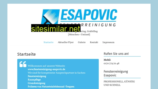 fensterreinigung-esapovic.de alternative sites