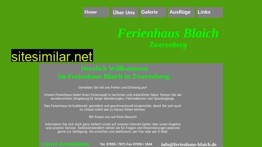 ferienhaus-blaich.de alternative sites