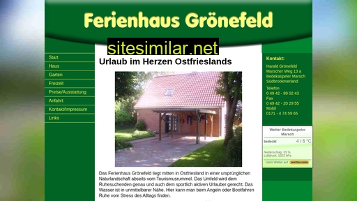 Ferienhaus-groenefeld similar sites