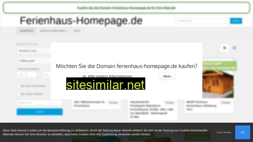 ferienhaus-homepage.de alternative sites