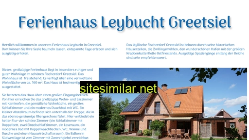 ferienhaus-leybucht-greetsiel.de alternative sites