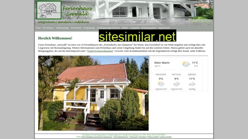 ferienhaus-seewald-am-glammsee.de alternative sites