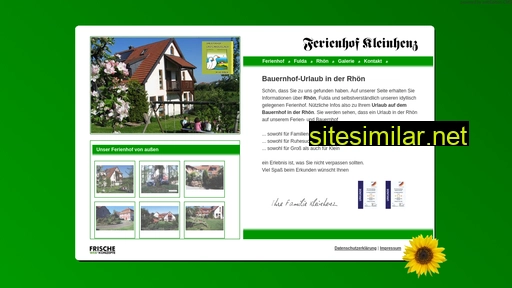 ferienhof-kleinhenz.de alternative sites