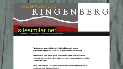 ferienwohnung-ringenberg.de alternative sites