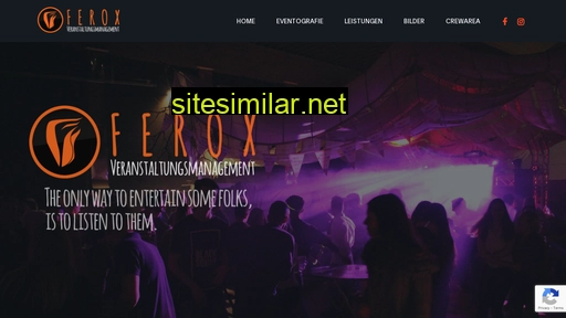 ferox-events.de alternative sites